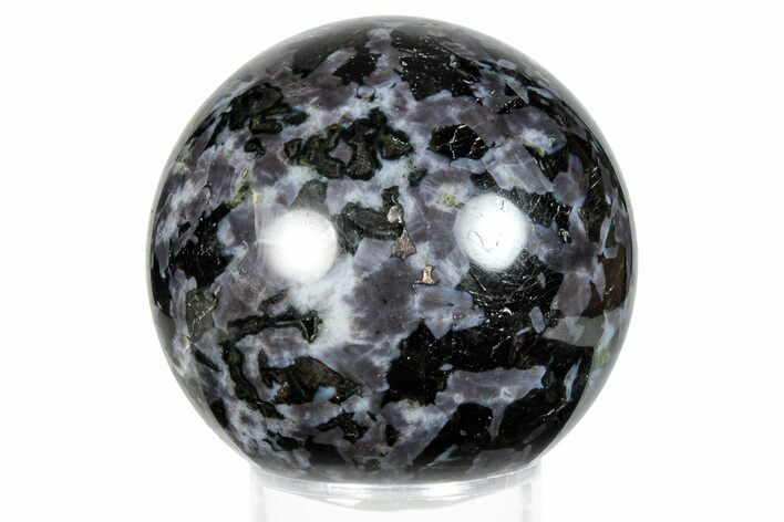 Polished, Indigo Gabbro Sphere - Madagascar #289873